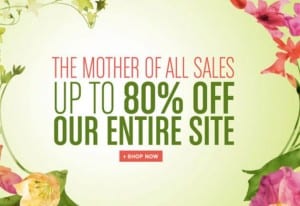 Bluefly.com's Site-Wide Sale 80% Off