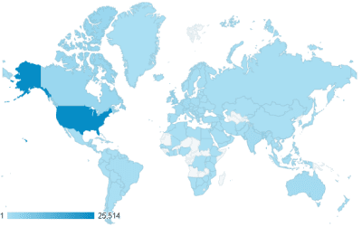 Seeing Visitor Geographic Location in Google Analytics