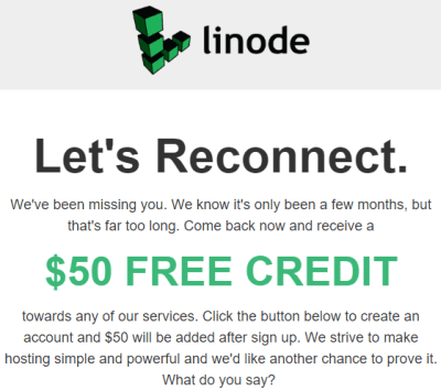 Re-engagement Campaigns - Linode