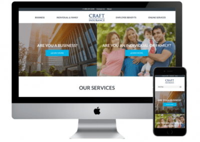 Craft Insurance Redesign And Lead Booster