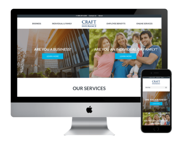 greensboro insurance web design
