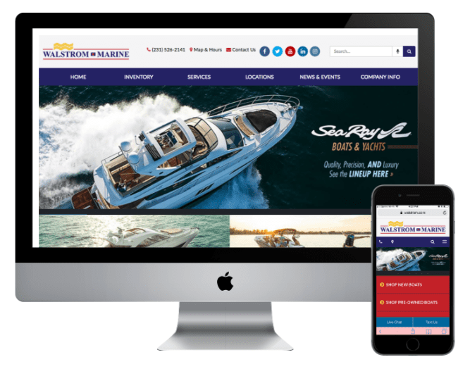 Boat Retailer And Marina Design And Marketing
