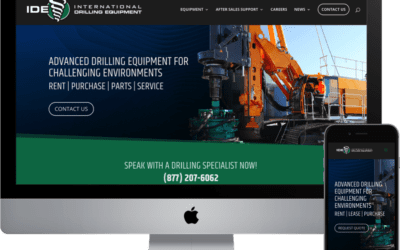 IDE Drills Huge Website Design Upgrade