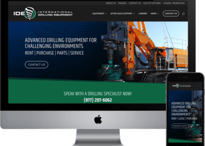 IDE Drills Huge Website Design Upgrade