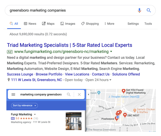 search engine advertising