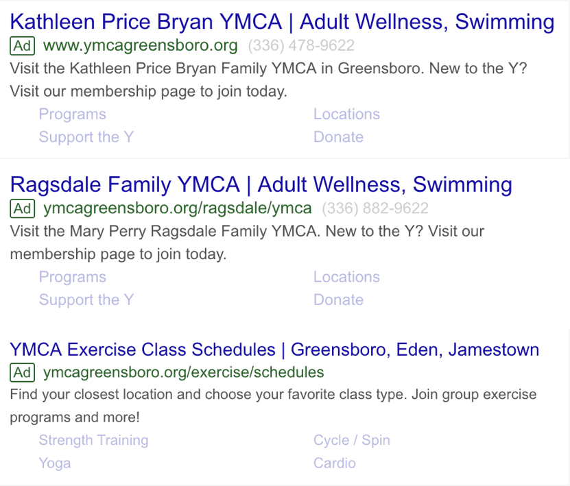 ymca google grants