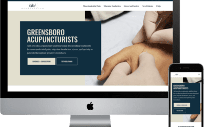 Greensboro Acupuncturist New Website Design