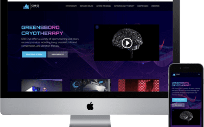 GSO Cryo Cool New Website Design