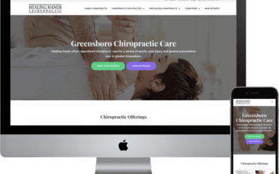 Healing Hands Chiropractic Website Redesign