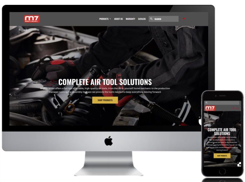 Mighty-7: e-Commerce Website Design with Impact