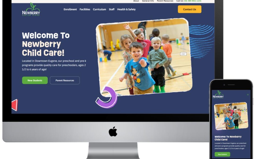 Nurturing Young Minds: Newberry Child Care’s Informative Website Design