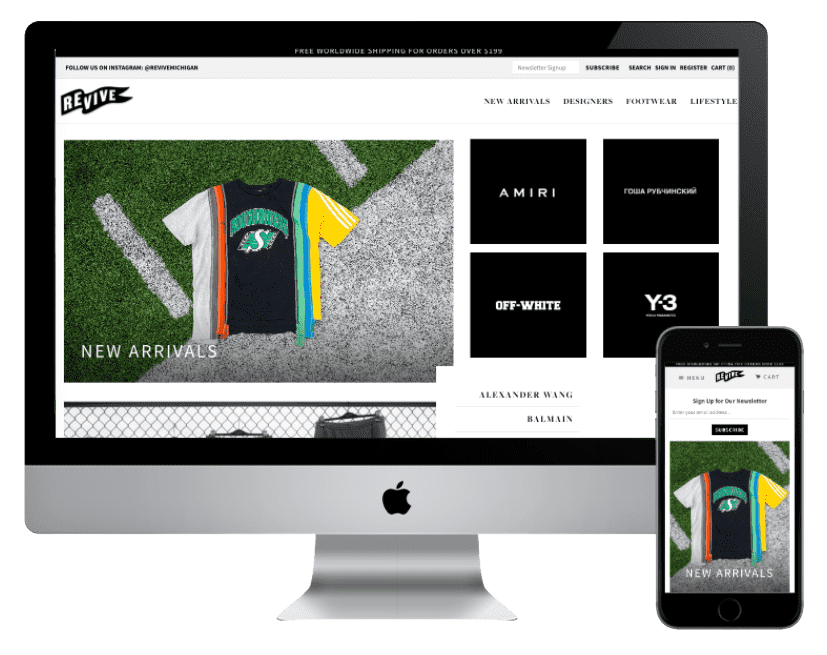 revive mi marketing e-commerce