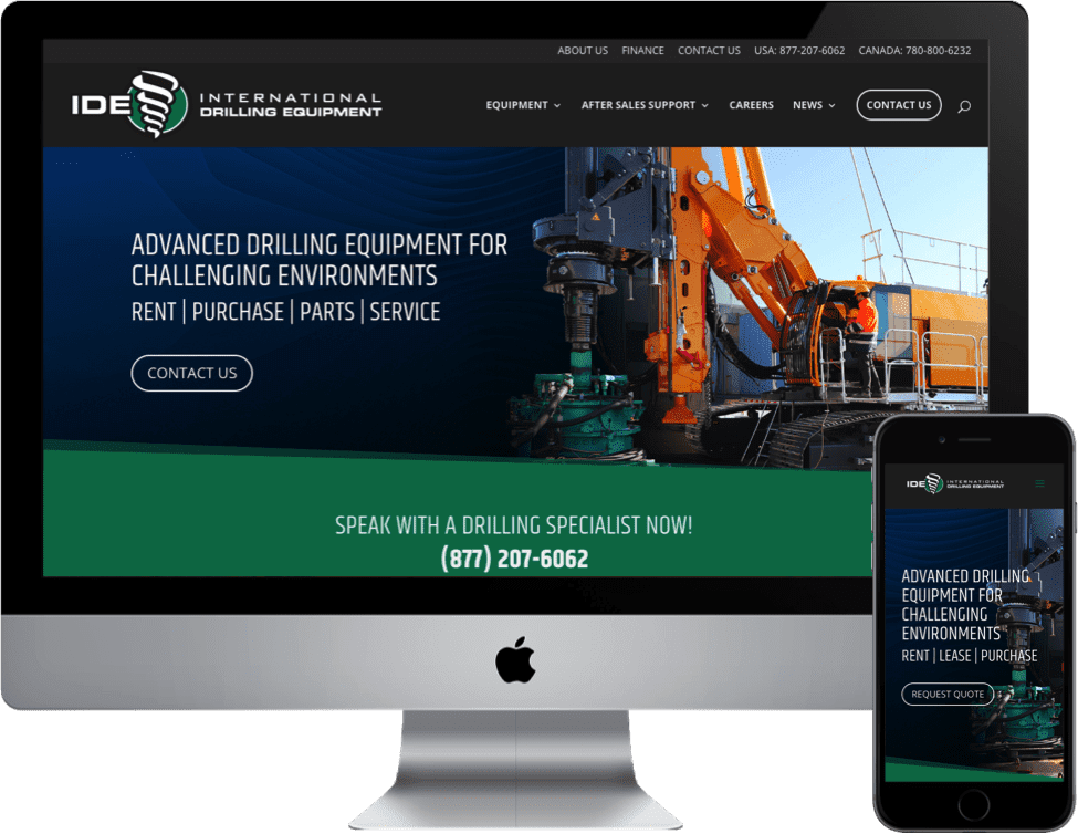 IDE Drills Ecommerce Web Design