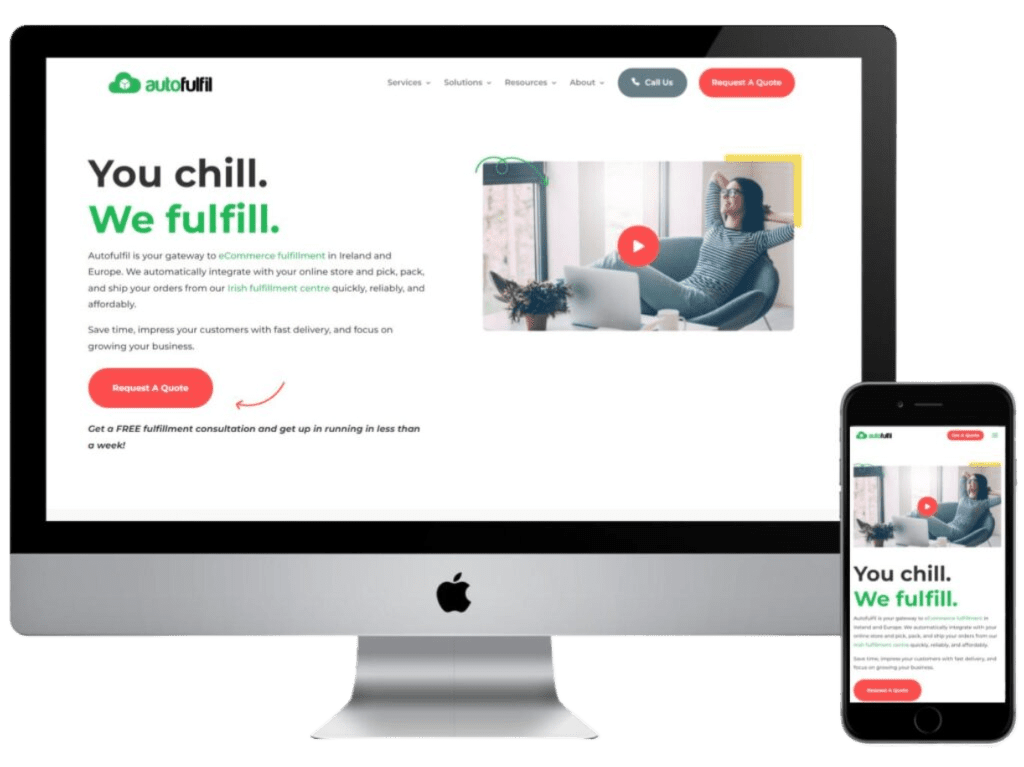 Autofulfil Ecommerce Website Design