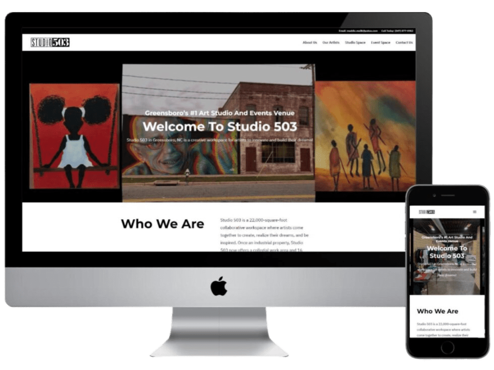 Studio 503 Website Design
