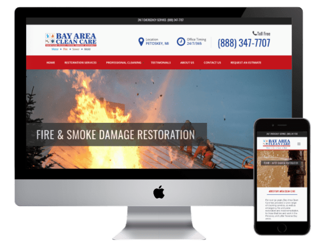 Bay Area Clean Care Website Design