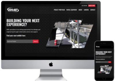 Specialized Mobile Exhibits Website Design