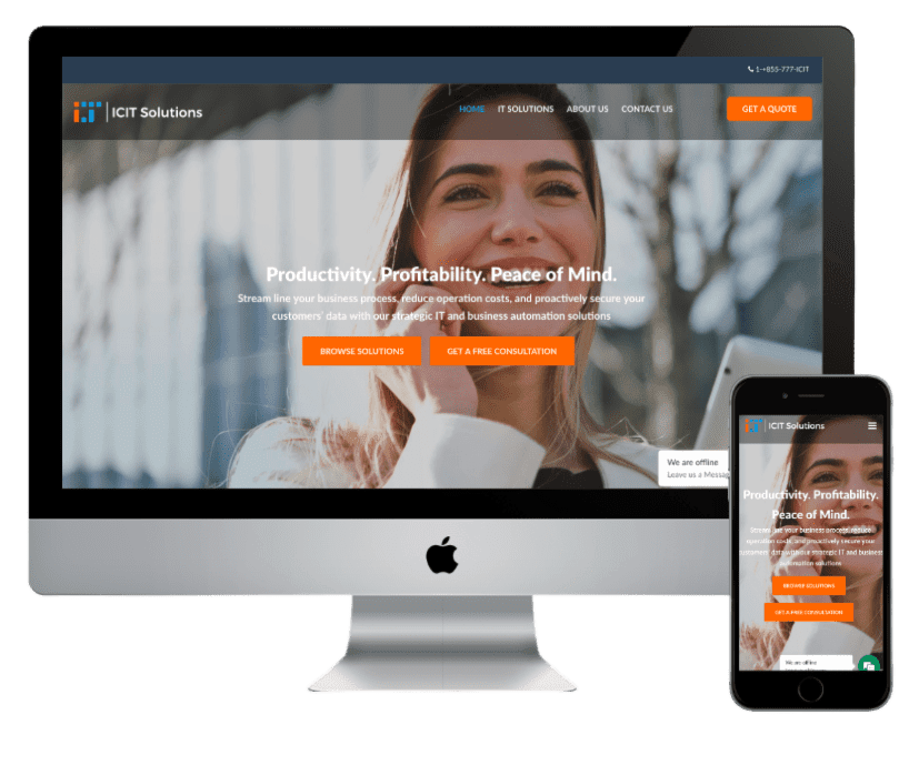 ICIT Solutions Website Design