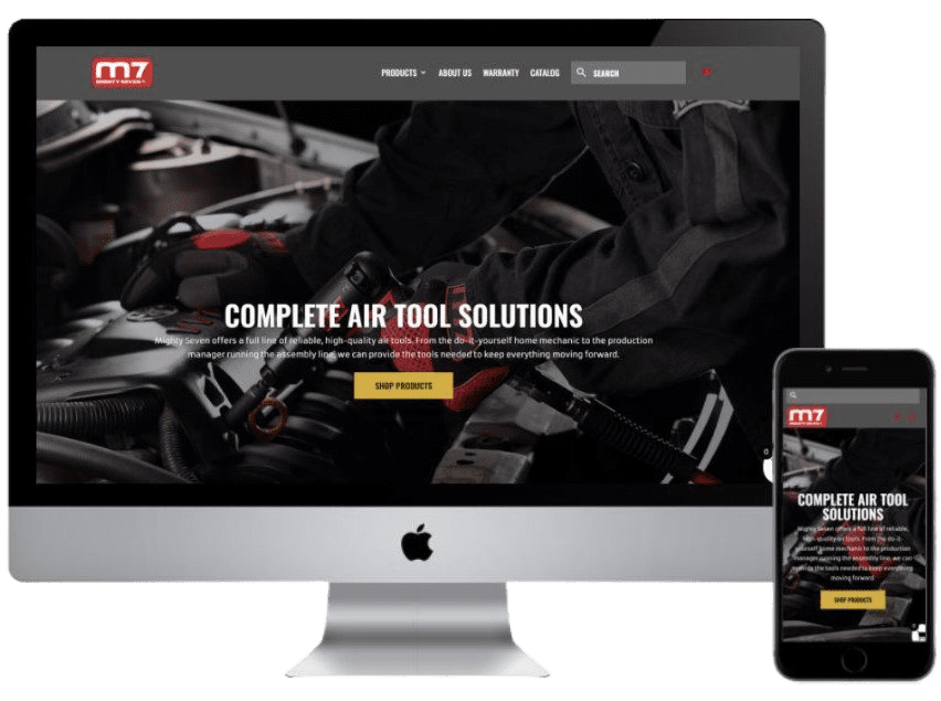 M7 Ecommerce Web Design