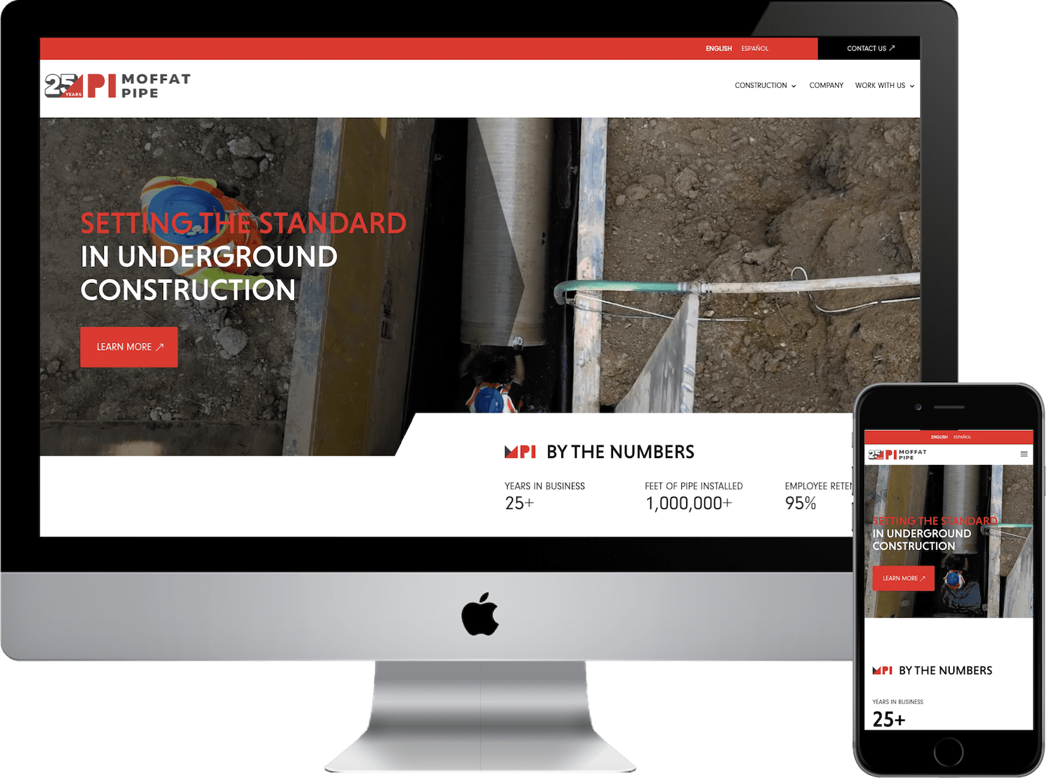 moffat pipe website redesign