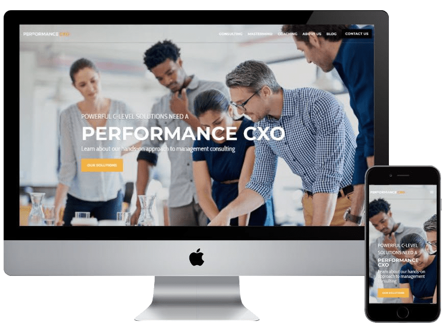 management consulting group website design