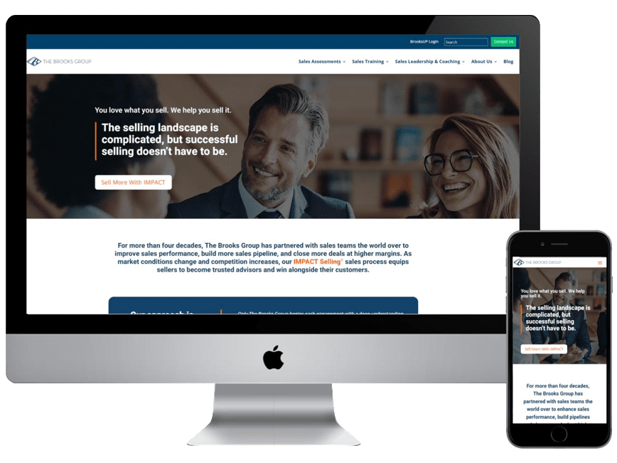 The Brooks Group Website Design